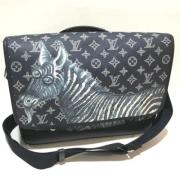 Pre-owned Fabric louis-vuitton-bags Louis Vuitton Vintage , Black , Da...