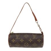 Pre-owned Canvas handbags Louis Vuitton Vintage , Brown , Dames