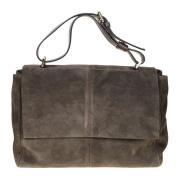 Elettra Medium Tas met Klep Sluiting Avenue 67 , Brown , Dames