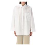 Puut Wit Gestreepte Katoenen Overhemd By Herenne Birger , White , Dame...