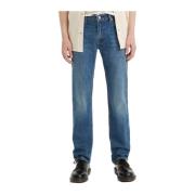 Moderne Straight Jeans Levi's , Blue , Heren