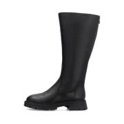 Zwarte Winterlaarzen met Schapenvacht Voering Rieker , Black , Dames