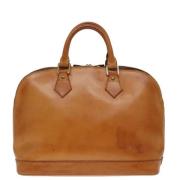 Pre-owned Leather louis-vuitton-bags Louis Vuitton Vintage , Beige , D...