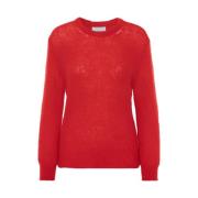 Zachte Knit Pullover American Dreams , Red , Dames