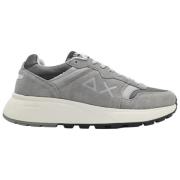 Casual Sneakers in Middengrijs Sun68 , Gray , Heren