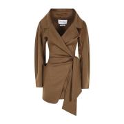 Tan Holly Jacket Max Mara , Brown , Dames