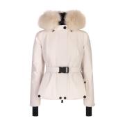 Witte Alpine Ski Jas Laplance Moncler , White , Dames