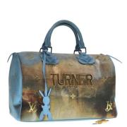 Pre-owned Canvas handbags Louis Vuitton Vintage , Blue , Dames