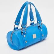 Pre-owned Leather handbags MCM Pre-owned , Blue , Dames