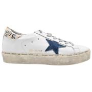 Wit Blauw Jeans Ster Sneakers Golden Goose , White , Dames