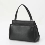 Pre-owned Leather celine-bags Celine Vintage , Black , Dames