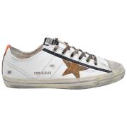 Wit Bruin V Star 2 Sneakers Golden Goose , White , Heren