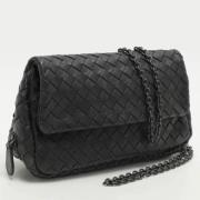 Pre-owned Leather crossbody-bags Bottega Veneta Vintage , Black , Dame...