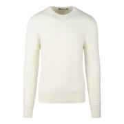 Welt Sweater Tagliatore , White , Heren