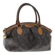 Pre-owned Canvas handbags Louis Vuitton Vintage , Brown , Dames