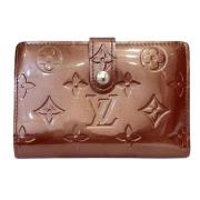 Pre-owned Leather wallets Louis Vuitton Vintage , Red , Dames