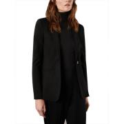 Slim Jersey Blazer Seoul Zwart Pennyblack , Black , Dames