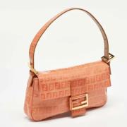 Pre-owned Canvas fendi-bags Fendi Vintage , Orange , Dames