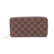 Pre-owned Leather wallets Louis Vuitton Vintage , Brown , Dames