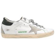 Python Print Sneakers Wit/Militair Golden Goose , White , Dames