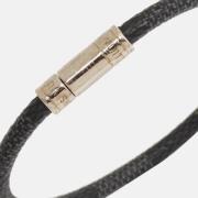 Pre-owned Canvas bracelets Louis Vuitton Vintage , Gray , Heren