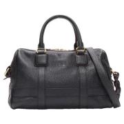 Pre-owned Leather handbags Loewe Pre-owned , Black , Dames