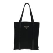 Pre-owned Canvas prada-bags Prada Vintage , Black , Dames