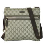 Pre-owned Canvas gucci-bags Gucci Vintage , Beige , Dames