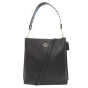 Pre-owned Leather handbags Coach Pre-owned , Black , Dames