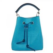 Pre-owned Fabric louis-vuitton-bags Louis Vuitton Vintage , Blue , Dam...