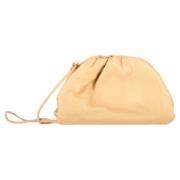 Pre-owned Leather pouches Bottega Veneta Vintage , Yellow , Dames