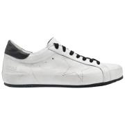 Superstar White and Black Sneakers Golden Goose , White , Heren