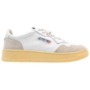 Witte Leren Sneakers Lage Stijl Autry , White , Heren