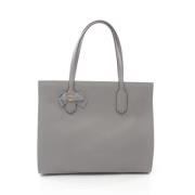 Pre-owned Leather gucci-bags Gucci Vintage , Gray , Dames