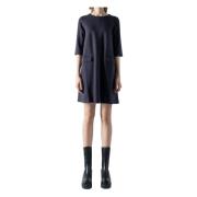 Stijlvol en comfortabel katoenblend jurk Max Mara Weekend , Blue , Dam...