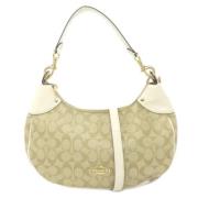 Pre-owned Plastic handbags Coach Pre-owned , Beige , Dames