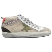 Midstar White Green Olive Star Sneakers Golden Goose , Multicolor , Da...