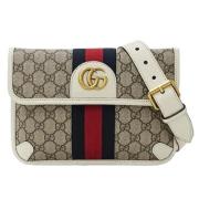 Pre-owned Canvas gucci-bags Gucci Vintage , White , Dames