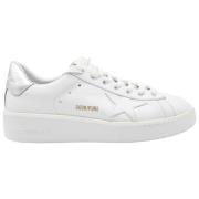 Pure Star White and Silver Sneakers Golden Goose , White , Dames