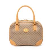 Pre-owned Canvas gucci-bags Gucci Vintage , Beige , Dames