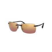 Klassieke zonnebril met zwarte montuur Ray-Ban , Black , Unisex