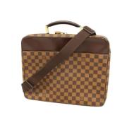 Pre-owned Canvas handbags Louis Vuitton Vintage , Brown , Dames