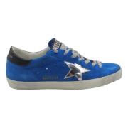 Superstar Blue Black Silver Sneakers Golden Goose , Blue , Dames