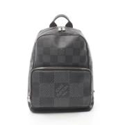 Pre-owned Leather louis-vuitton-bags Louis Vuitton Vintage , Gray , Da...