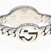 Pre-owned Silver rings Gucci Vintage , Gray , Dames