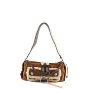 Pre-owned Canvas dior-bags Dior Vintage , Brown , Dames