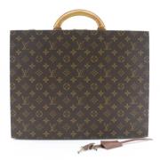 Pre-owned Canvas handbags Louis Vuitton Vintage , Brown , Dames