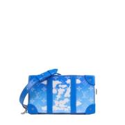 Pre-owned Leather louis-vuitton-bags Louis Vuitton Vintage , Blue , He...