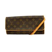 Pre-owned Canvas louis-vuitton-bags Louis Vuitton Vintage , Brown , Da...