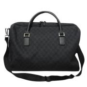 Pre-owned Canvas gucci-bags Gucci Vintage , Black , Dames